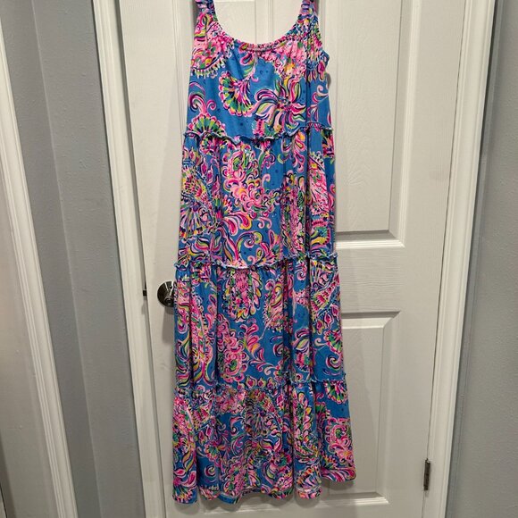 Lilly Pulitzer Loro Maxi Dress Sz M - Picture 4 of 7